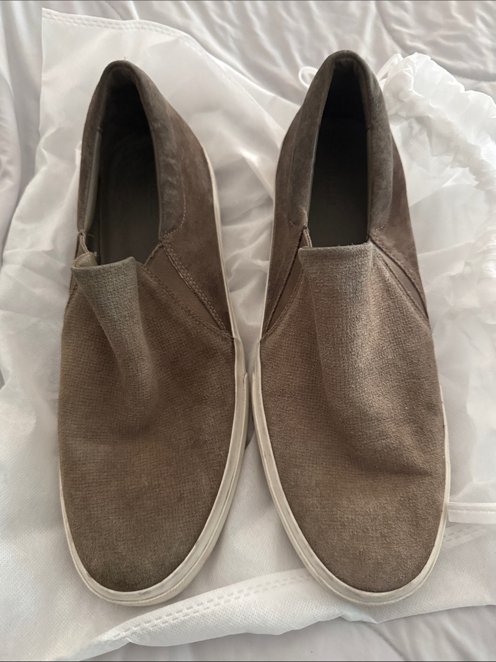 Vince Men's Slip-On Suede Loafers - Brown